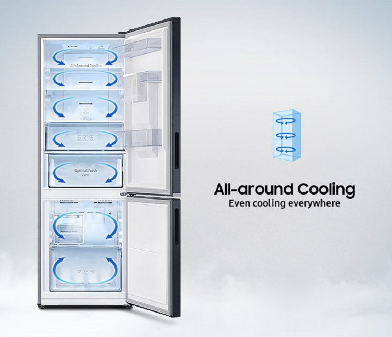 Tủ lạnh Samsung 2 cánh RB30N4010S8/SV giá rẻ sở hữu công nghệ làm lạnh vòm độc đáo