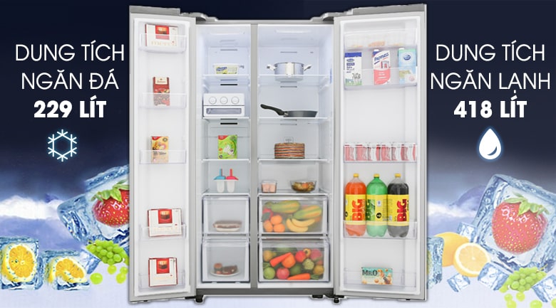 Tủ lạnh Samsung RS62R5001M9/SV thích hợp gia đình trên 5 người