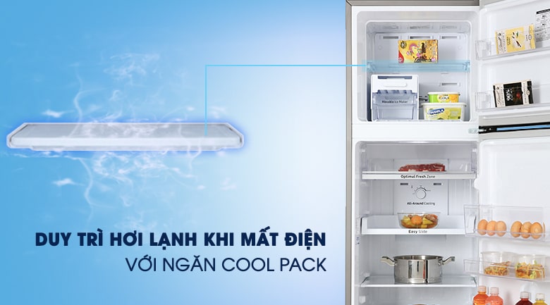Duy trì nhiệt độ ổn định ngay cả khi mất điện với công nghệ Mr.Coolpack