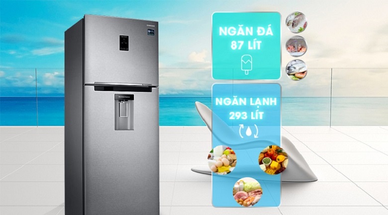 3. Tủ lạnh Samsung RT38K5982SL/SV dung tích lên đến 380 lít