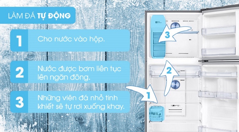 5. Tủ lạnh Samsung RT38K5982SL/SV giá rẻ có hả năng tự động làm đá