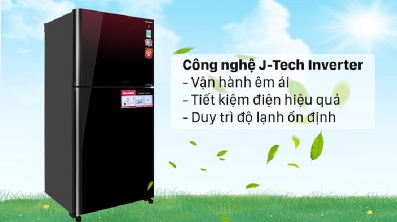 Tủ lạnh Sharp 2 cửa Inverter 520L SJ-XP620PG-MR