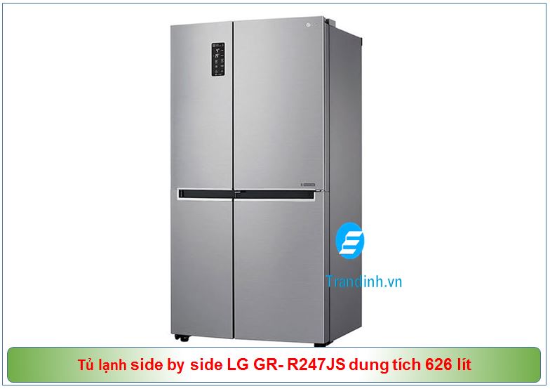 Tủ lạnh side by side LG GR – R247JS dung tích 626 lít