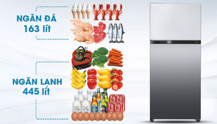 Tủ lạnh Toshiba 608 lít GR-AG66VA X phù hợp gia đình có nhiều người