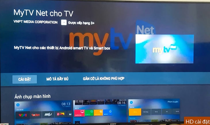 Ứng dụng MyTV Net