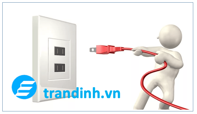Rút điện nguồn của tủ