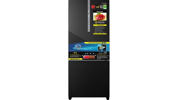 Tủ lạnh Panasonic Inverter 380 lít NR-BX421WGKV mặt chính diện