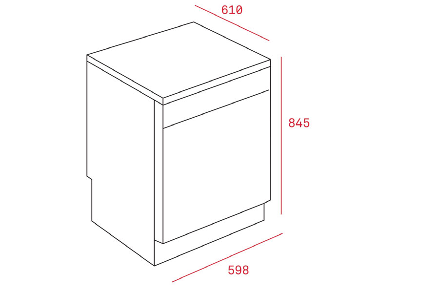 Máy rửa bát độc lập TEKA LP8 820 7 Máy rửa bát độc lập TEKA LP8 820 với kiểu dáng hiện đại, thẩm mỹ