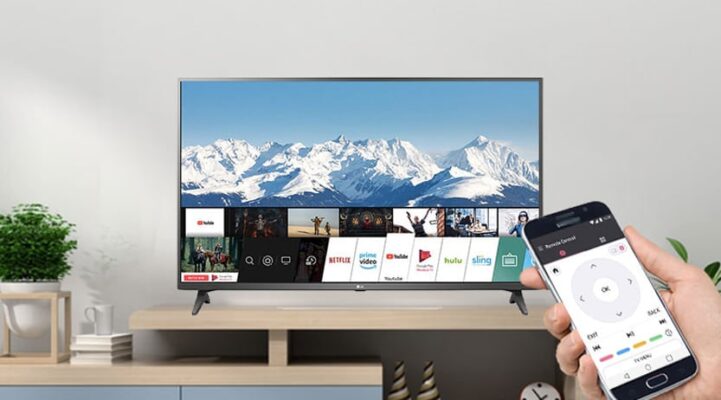 Điều khiển tivi bằng điện thoại qua LG TV Plus