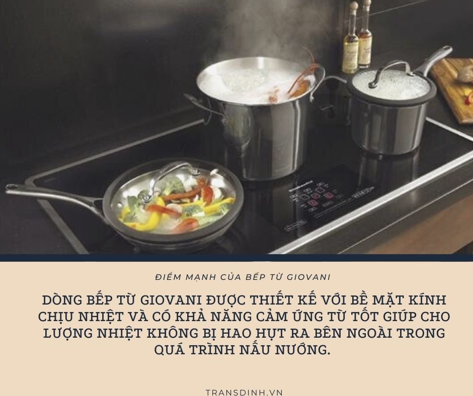 Bếp từ Giovani có tốt không? | Đánh giá chi tiết 3 2. Thiết kế bếp từ Giovani có tốt không?