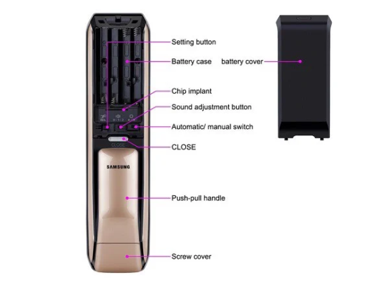 1. Hướng dẫn cài đặt các nút khóa vân tay Samsung.