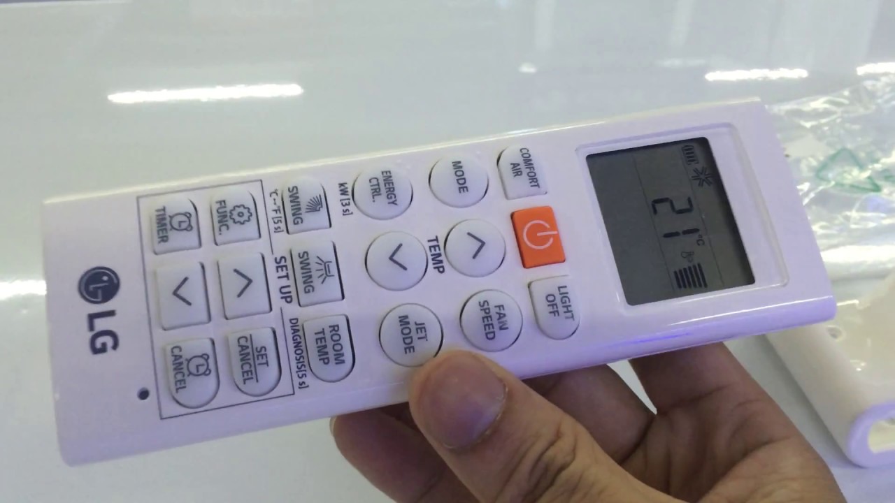 1. Các chế độ trên điều hoà LG
