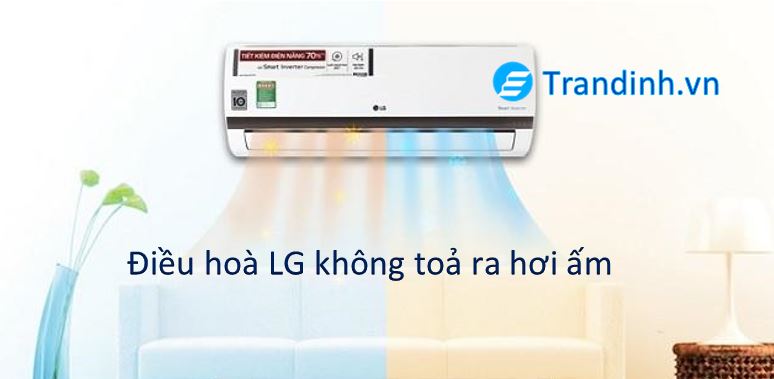 5. Máy lạnh LG không thổi ra hơi ấm