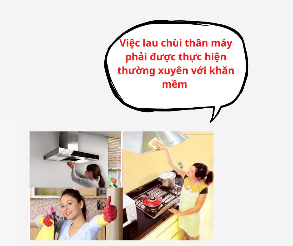  2. Hướng dẫn vệ sinh máy hút mùi Bauer