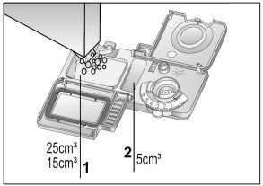 2. Cách nạp muối vào máy rửa bát Bauer