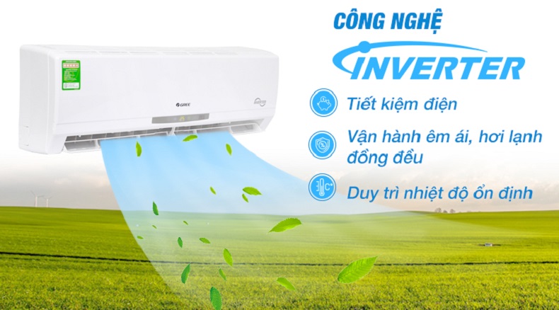 1.5 Chọn điều hòa dòng điều hoà Gree tiết kiệm điện