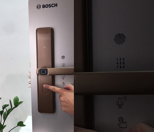 2. Cách dụng khóa cửa điện tử Bosch.