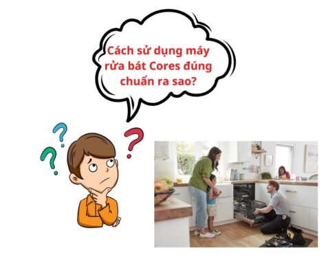 hướng dẫn sử dụng máy rửa bát Cores
