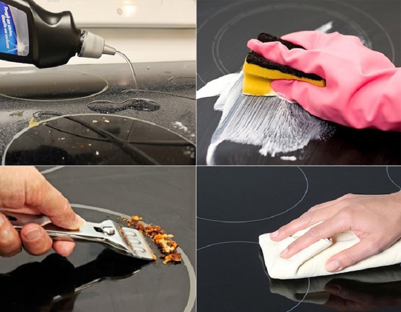 Cách tăng tuổi thọ cho bếp từ Faster【Mẹo hay】 5 4. Vệ sinh bếp đúng cách