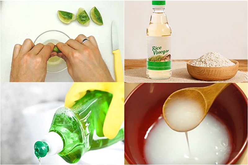 1. Với những vết bẩn mới, nhẹ