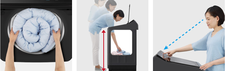 Máy giặt Panasonic F10S10BRV nảng điều khiển dễ dàng quan sát và sử dụng