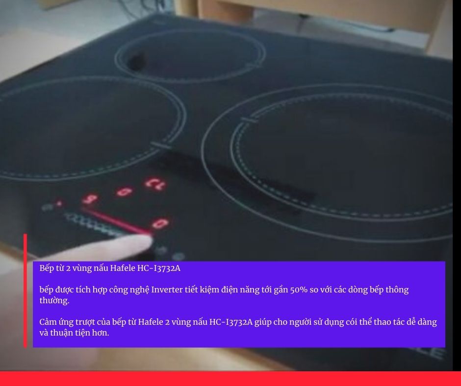 Bếp từ 2 vùng nấu Hafele HC-I3732A