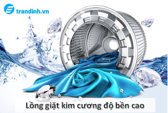 Cấu tạo lồng giặt kim cương với độ bền cao 