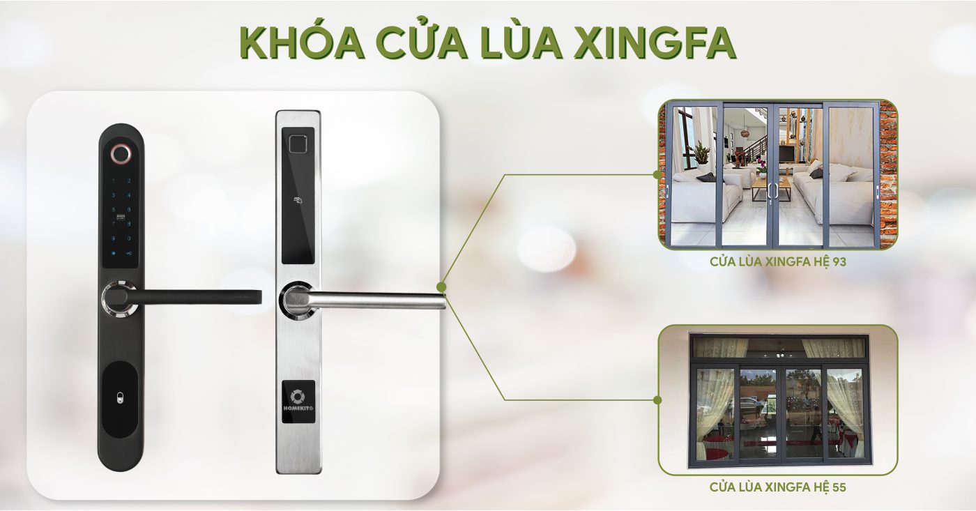 Đặc điểm của khoá vân tay cửa lùa ? | Tư vấn từ A đến Z 3 3. Đặc điểm của khoá vân tay cửa lùa.