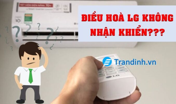 điều hoà LG không nhận khiển