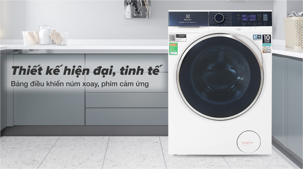 Máy giặt Electrolux Inverter 11 kg EWF1142Q7WB - Thiết kế sang trọng