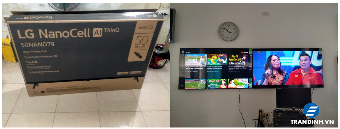 Tivi LED Sony 55X90L 4K 55 inch XR-55X90L 4 Một số hình ảnh giao hàng và lắp đặt tivi 2022 cho khách hàng