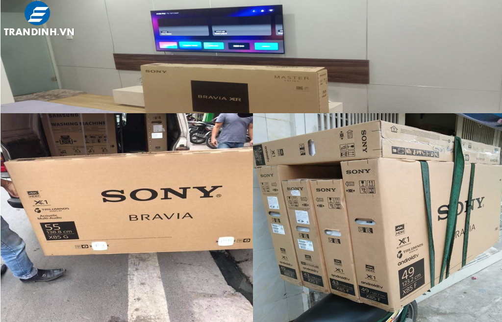 Tivi LED Sony 55X90L 4K 55 inch XR-55X90L 5 Một số hình ảnh giao hàng và lắp đặt tivi 2022 cho khách hàng