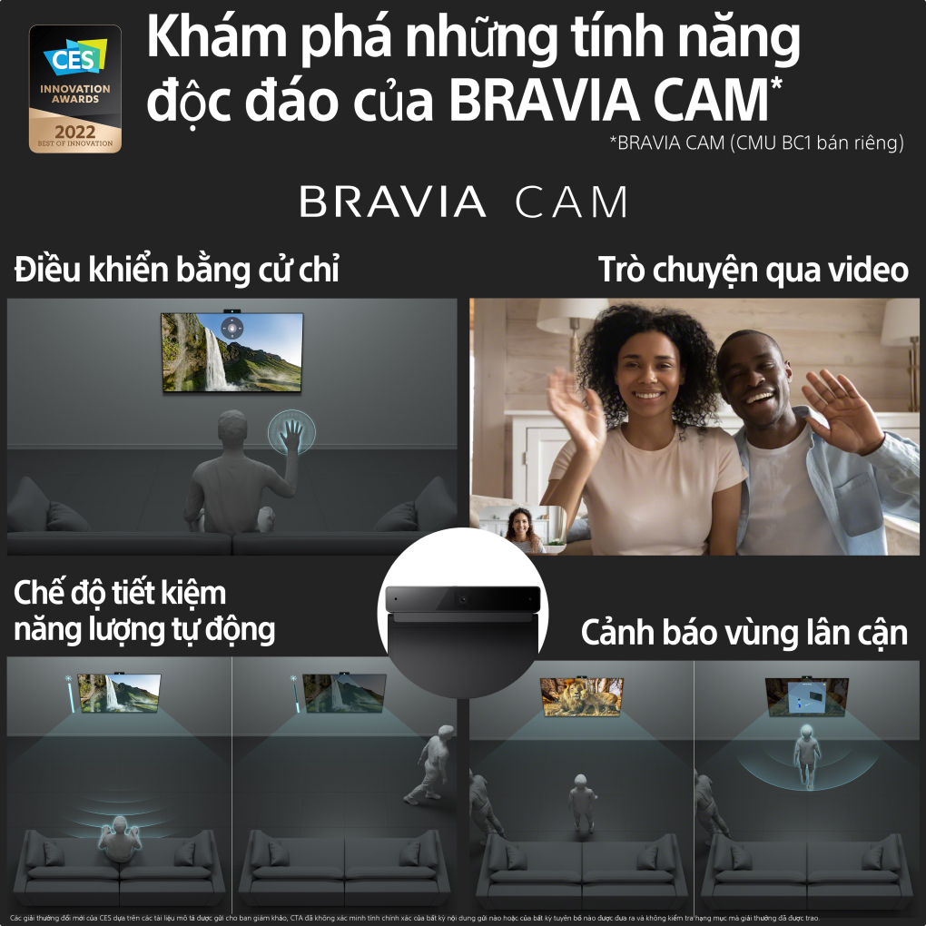 Ứng dụng Bravia CAM (mua thêm camera)