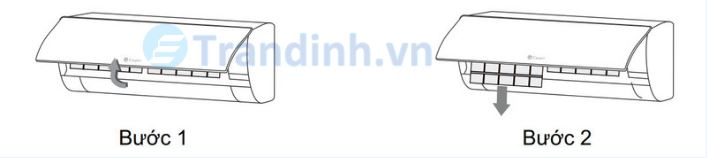 Vệ sinh làm sạch tấm lọc điều hoà Casper