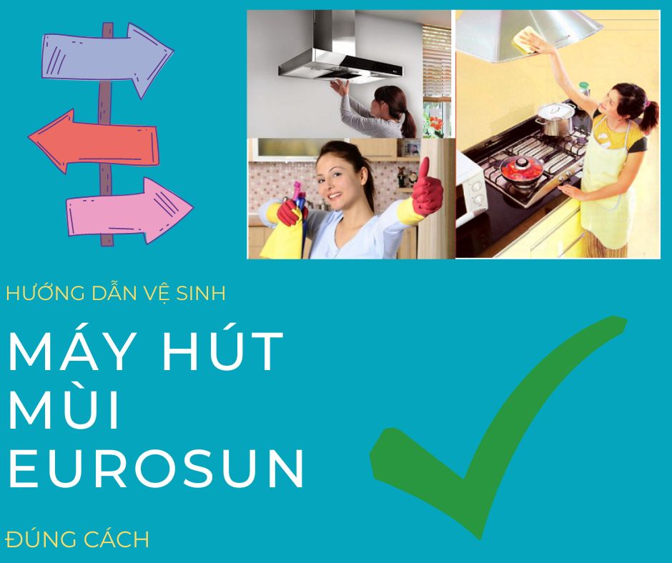 hướng dẫn vệ sinh máy hút mùi Eurosun