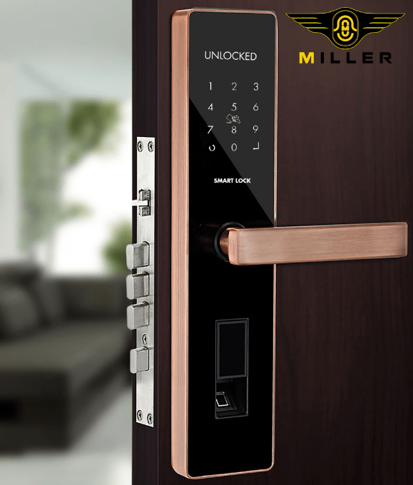 Khoá cửa vân tay Miller F5500 4 Tính năng nổi bật của khoá cửa vân tay F5500