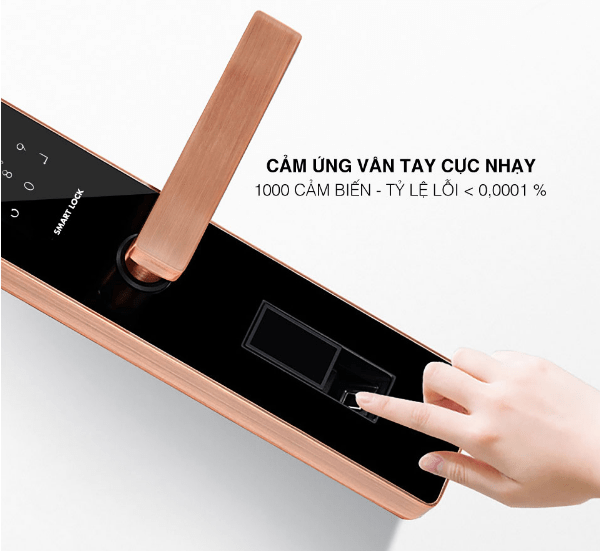 Khoá cửa vân tay Miller F5500 2 Khoá cửa vân tay Miller F5500 đa dạng các phương thức mở khoá