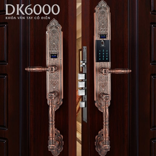 Khoá điện tử 5A DK6000 sở hữu thiết kế sang trọng, tính thẩm mỹ và độ bền cao