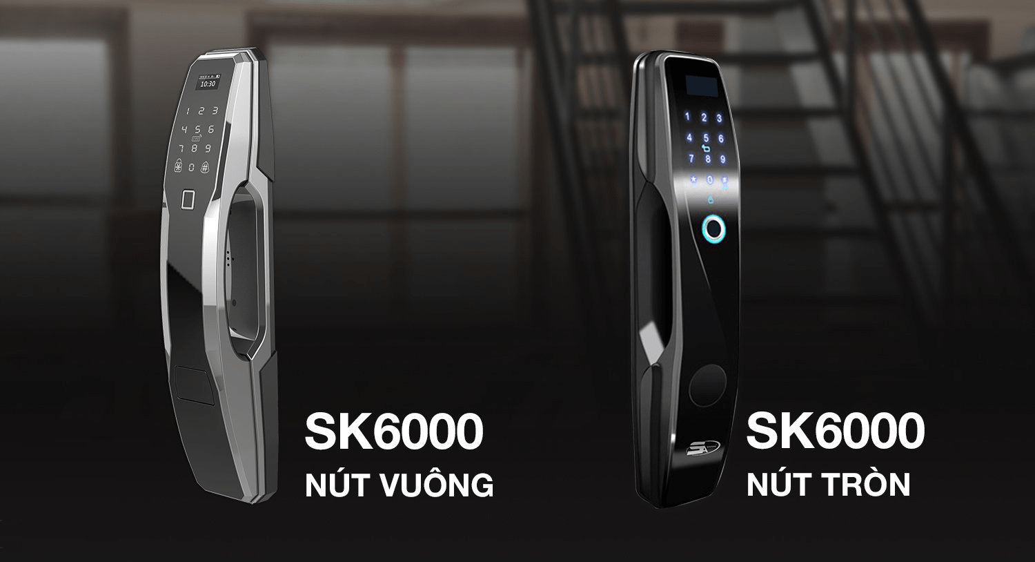 Khoá cửa vân tay 5asystem 5A SK6000 6 2. Khoá thông minh 5asystem SK6000 có thiết kế sang trọng, tính thẩm mỹ và độ bền cao