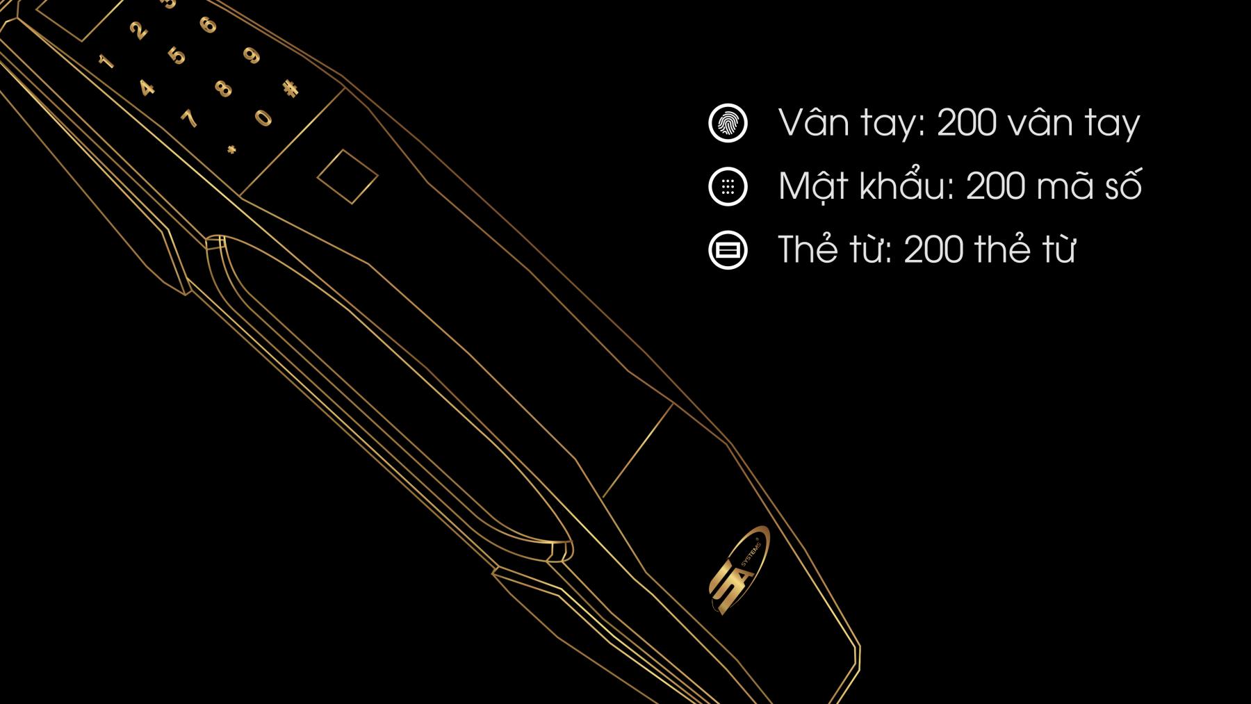 Khoá cửa vân tay 5asystem 5A SK6000 7 3. Mở khoá tiện lợi với 4 phương thức thân thuộc người dùng