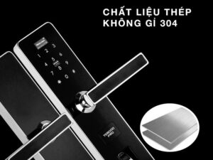 Khoá cửa vân tay 5asystem 5A TS8000 PRO 4 Thiết kế hiện đại, độ bền và tính thẩm mỹ cao