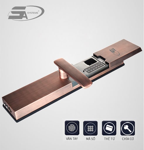 Khóa cửa điện tử 5asystem 5A SK06 - Vân tay, mã số, thẻ từ 6 Đa dạng các phương thức mở khoá