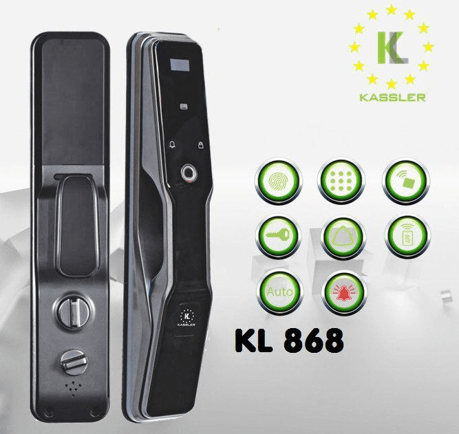 Khoá cửa vân tay Kassler KL-888 4 3. Đa dạng các phương thức mở khoá tiện lợi người dùng