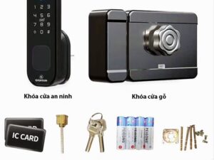 Khoá cửa vân tay cửa cổng Gigasun G03B 4 3. Lắp đặt khoá cửa phù hợp nhiều kiến trúc nhà