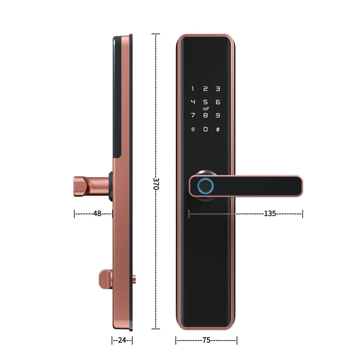 Khoá cửa vân tay Kassler KL-669 3 Thiết kế sang trọng, tính thẩm mỹ và độ bền cao