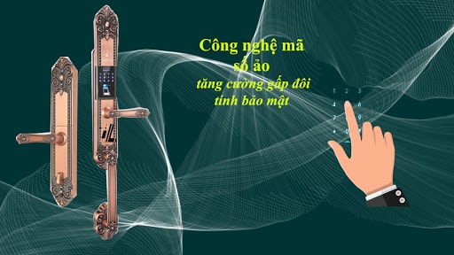 Khoá vân tay cổ điển Kassler KL-979 7 Bảo mật tối ưu với công nghệ mã số ảo