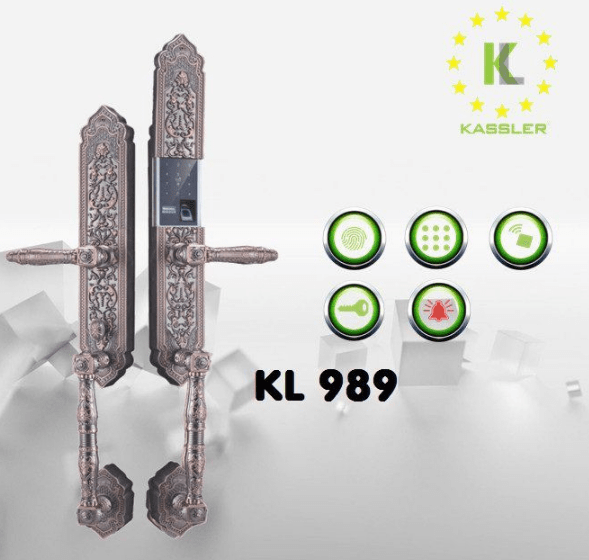Khoá cửa vân tay tân cổ Kassler KL-989 2 Đa dạng các phương thức mở khoá tiện dụng
