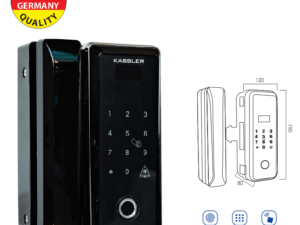 1. Khoá cửa điện tử Kassler KL-589 có thiết kế hiện đại, độ bền và tính thẩm mỹ cao