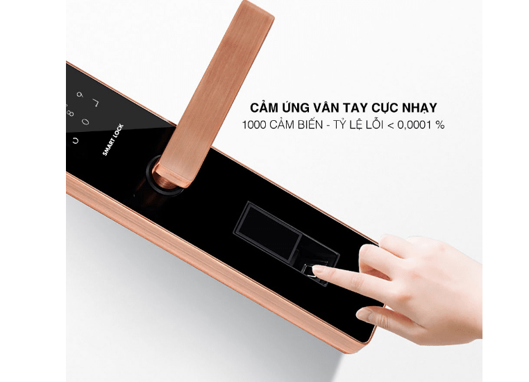 Khoá vân tay MILLER F5000 2 Chức năng mở khóa bằng vân tay