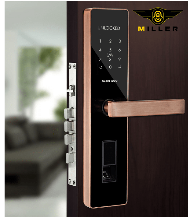 Khoá vân tay MILLER F5000 3 Chức năng chìa khóa cơ